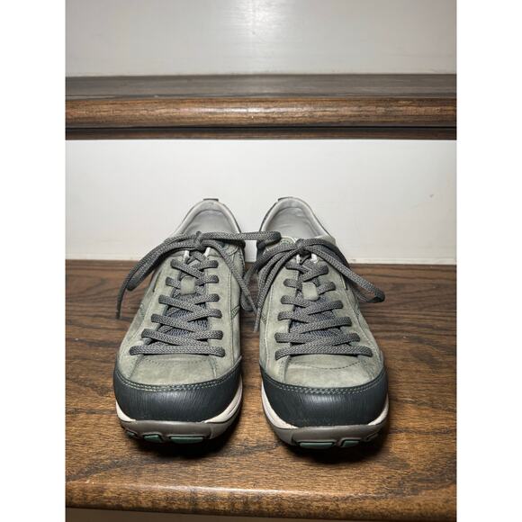 Women's Dansko Peggy Green Leather/suede Vibram Comfort Walking Shoes Size 36 - Picture 2 of 8